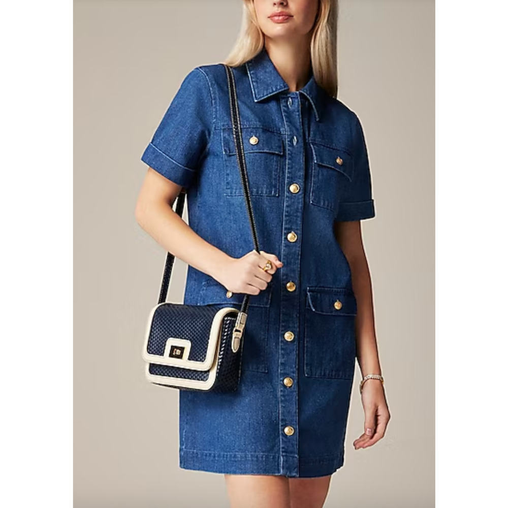 J. Crew Women's NWT Utility pocket dress in denim